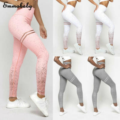 

High Waisted Gym Leggings Women Running Fitness Clothing Wear Jogging Yoga Pants