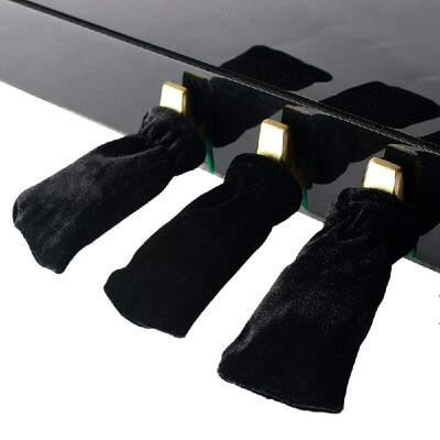 

3pcs Piano Sustain Pedal Cover Pleuche Universal Beautiful