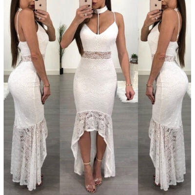 

Women Formal Wedding Bridesmaid Long Evening Party Ball Prom Gown Cocktail Dress