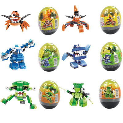 

New Different Dinosaur Toys Twisted Egg Puzzle Building Blocks For 6 Years Old Kids