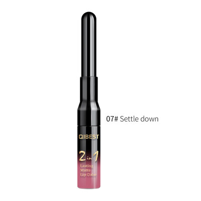 

Double Head Lip Gloss Liner Pencil Long Lasting Matte Pigment Makeup Lipstick