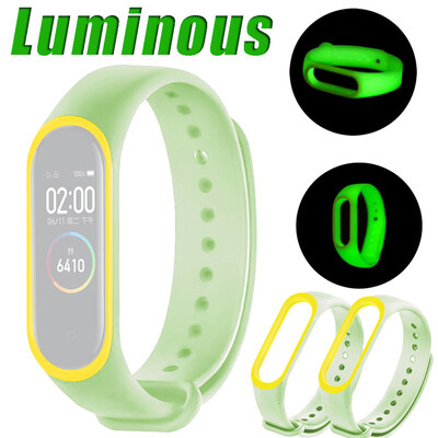 

〖Follure〗Luminous Silicon Soft Wrist Strap Watch Band Replacement For XIAOMI MI Band 4