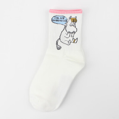 

New Fashion Cute Cartoon Cotton Socks Personality Low Cut Ankle Socks Short Tube Student Socks