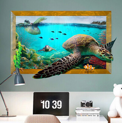 

〖Follure〗3D Turtles Stickers Decorative Creative Removable Wall Stickers
