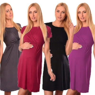 

Breastfeeding Dresses Maternity Clothes For Pregnant Women Nursing Dress Fashion New