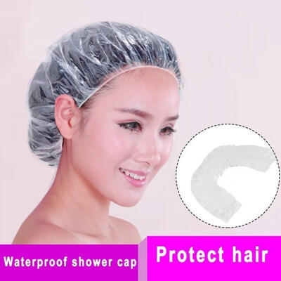 

20 Elastic Salon Hotel Disposable one-off Spa Hair Protect Shower Bathing Caps