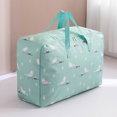 

Gobestart Home Quilt Blanket Foldable Moisture Proof Dust-Proof Zipper Storage Bag