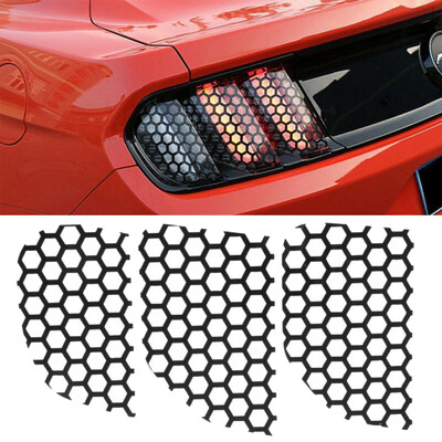 

Auto Decoration Rear Tail Light Sticker PVC Car Honeycomb Decal Waterproof AU