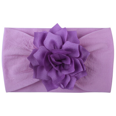 

SUNSIOM Soft Baby Girls Kids Toddler Bow Hairband Headband Turban Big Flower Head-Wrap