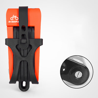 

INBIKE Bike Bicycle Chain Foldable Lock Anti Theft Hamburg Key Lock Black