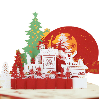 

Siaonvr Details about 3D Pop Up Card Christmas Greeting Baby Gift Holiday Happy New