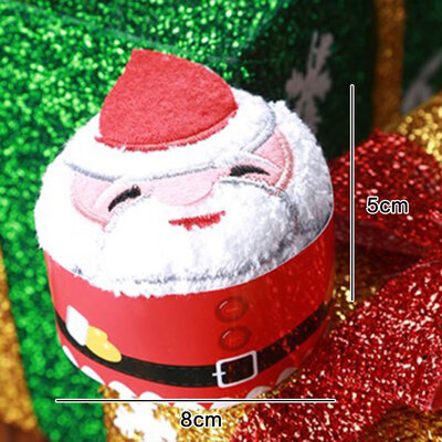 

Santa Claus Snowman Christmas Tree Cake Modelling Cotton Towel Creative Gifts Size