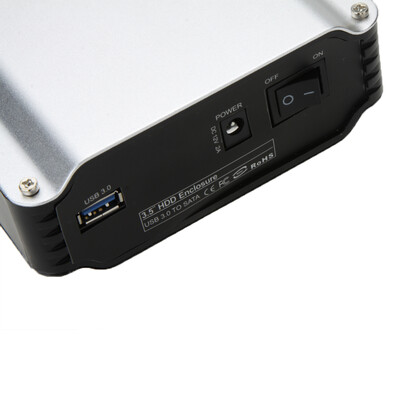 

35" 25" SATA SSD USB 30 Hard Disk Drive HDD Enclosure with Cooling Fan AU Plug