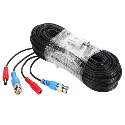 

Video Power BNC Cable 150ft 457m for Analog AHD Surveillance CCTV Camera DVR Kit