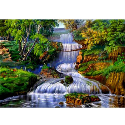 

〖Follure〗5D Embroidery Paintings Rhinestone Pasted DIY Diamond Painting Cross Stitch