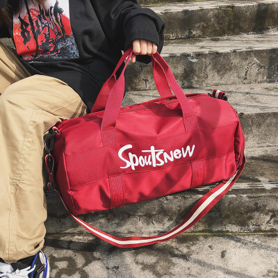 

2019 new bag short-distance travel bag female lightweight yoga bag hand raised poor duffel bag large capacity bag tide