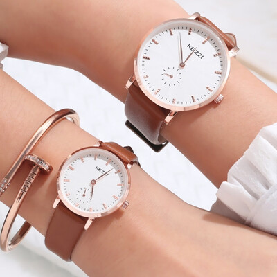 

Trend men&women casual belt Korean students quartz watch couple watch watch fashion