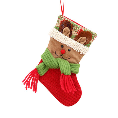 

〖Follure〗Christmas gifts Candy Beads Christmas Santa Claus Snowman Socks Decorations