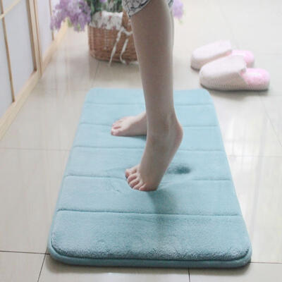 

Memory Foam Bath Bathroom Bedroom Floor Shower Mat Rug Absorbent Soft KM