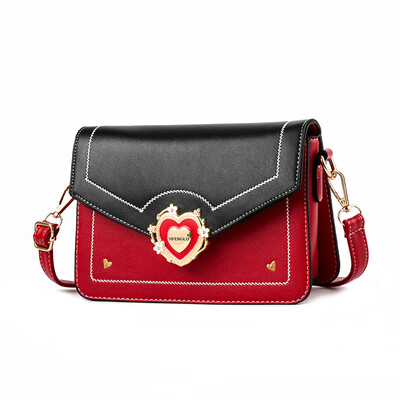 

Baggage girl fashion personality net red slanting girl love collision color Korean version single shoulder ins super hot bag