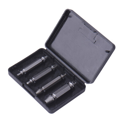 

4 pcs Screw Removal Tool Screw Extractor Drill Guide Easy External Fastener Set Kit
