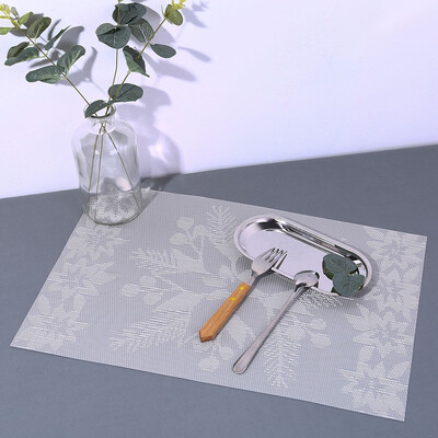 

Toponeto Fashion Pattern Placemat Compatible Crossweave Insulation Washable Table Mat