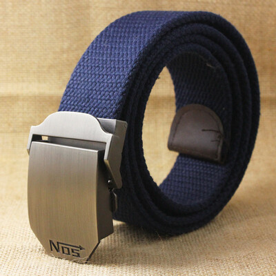 

Unisex tactical belt Top quality 4 mm thick 38 cm wide casual canvas belt Outdoor Alloy Automatic buckle Men Belt 110-140cm