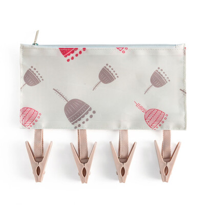 

〖Follure〗Portable Socks Dry Cloth Travel Portable Folding Cloth Hanger Clips