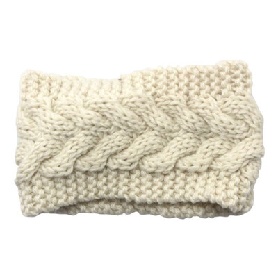 

Solid Wide Knitting Woolen Headband Winter Warm Crochet Turban Hair Accessories For Girls Hair Band Headwraps