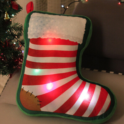 

〖Follure〗LED Music Christmas Tree Pendant Small Pillow Gift Snowman Christmas Tree Santa