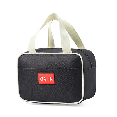 

〖Follure〗Portable Lunch Bag Tote Picnic Insulated Cooler Zipper Organizer Lunch Box