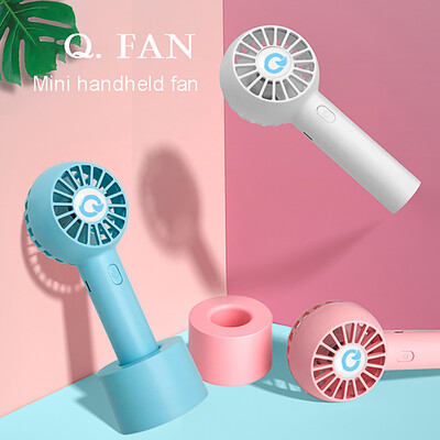 

〖Follure〗USB Rechargeable Mini Handheld Desk Fan Adjustable speed for Home And Travel
