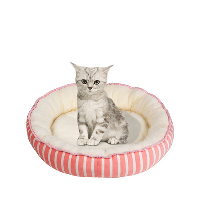 

Gobestart Fashion Washable Soft Kennel Dog Pet Litter Deep Sleep Comfortable Cat Beds