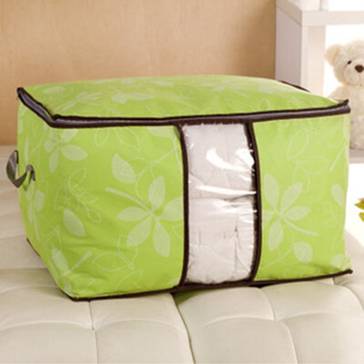 

Funny Storage Organizer Flower Pattern Quilt Blanket Pillow Storage Bags Clothes Storage