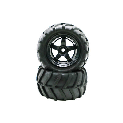 

Tailored 2PCS Car Tires Rubber Wheel Tyre 82mm For 116 RC On Road Rock Crawler Car Truck