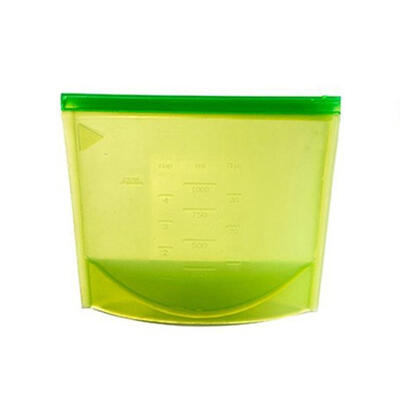

1500ml Reusable Vacuum Silicone Food Bag Sealer Fridge Food Storage Bags