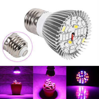 

JPGIF 28W E27 LED Flower Seed Plants Hydroponic Grow Light Lamp Bulb Full Spectrum