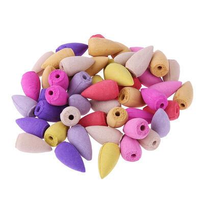 

20 pcs Backflow Floral Incense Deodorant Insect Moisture Repellent Spices