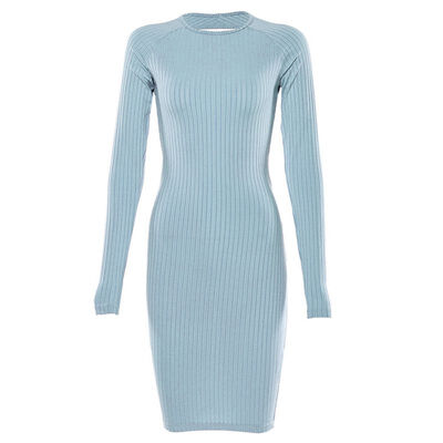 

Winter Ribbed Dress Party Bodycon Dress Elegant Women Hollow Out Deep V Long Dress Midi Skinny Sexy Dresses Club Wear Vestidos