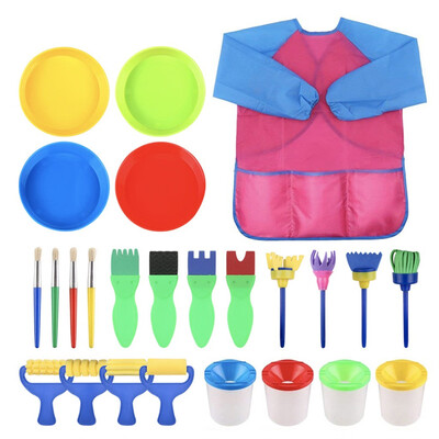 

Tailored Paint sponges For Kids 25pcs Of Fun Paint Brushes For Toddlers