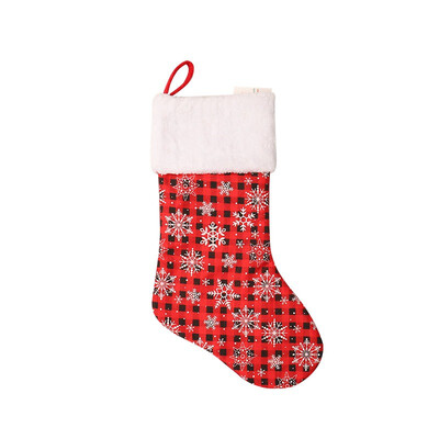 

New Hot Knitted Christmas Stockings Ornaments Gift Holders With Two Pom-Poms Xmas Tree Fireplace Hanging Seasonal Decorations