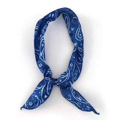 

Women Girl Retro Boho Hip Hop Paisley Bandana Hair Band Wire Bow Headband Scarf