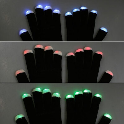 

Lighting Flashing Gloves Black