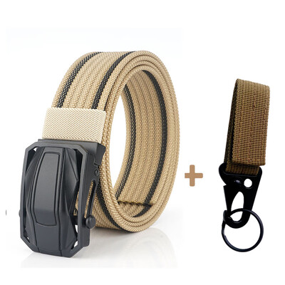 

High Quality Military Equipment Canvas Belt For Men Tactical Designer Jeans Belt Nylon Strap Sports Car Design Buckle Waist Belt