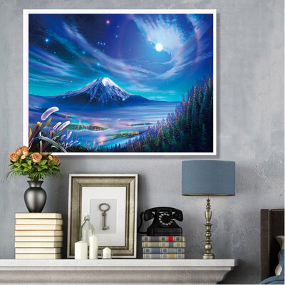 

Toponeto Embroidery Paintings Rhinestone Pasted DIY Diamond Painting Cross Stitch