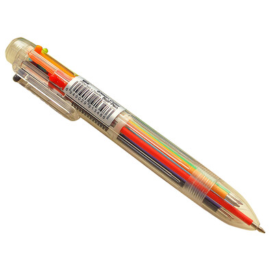 

Multicolor Refill Graffiti Pens 6-in-1 Ballpoint Pen Office Shcool Supplies Students Children Gift Random Color