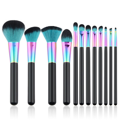 

Toponeto 12PCS Cosmetic Makeup Brush Brushes Set Foundation Powder Eyeshadow Brushes