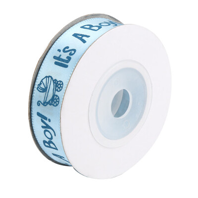 

Gobestart 10 Yards Its A Boy Girl Baby Shower Ribbon Grosgrain Ribbon Gift Belt Decor