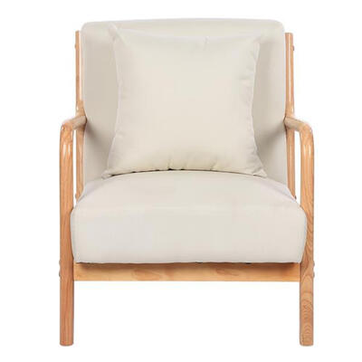 

Fabric oak sofa medieval style lounge chair multicolor 66x77x73cm