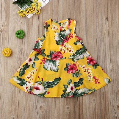 

Sweet Kids Toddler Baby Girls Princess Dress Floral Pageant Party Tutu Dress New